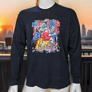 High School Wrestling Championship Shirt Mens Sz L Black WA State Region Fight